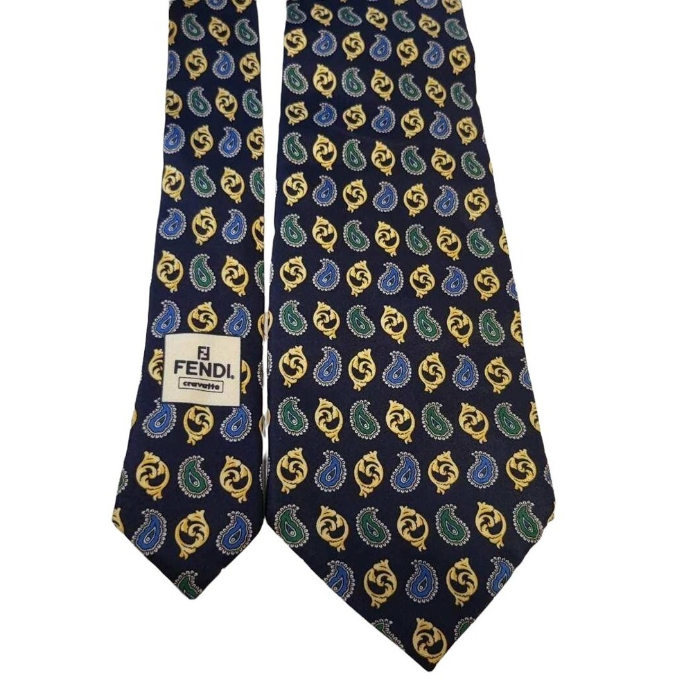 FENDI Silk Tie Made in ITALY